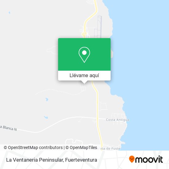Mapa La Ventaneria Peninsular