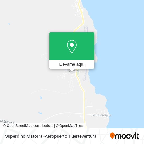 Mapa Superdino Matorral-Aeropuerto