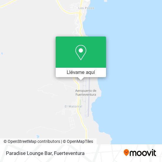 Mapa Paradise Lounge Bar