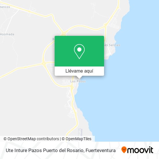 Mapa Ute Inture Pazos Puerto del Rosario