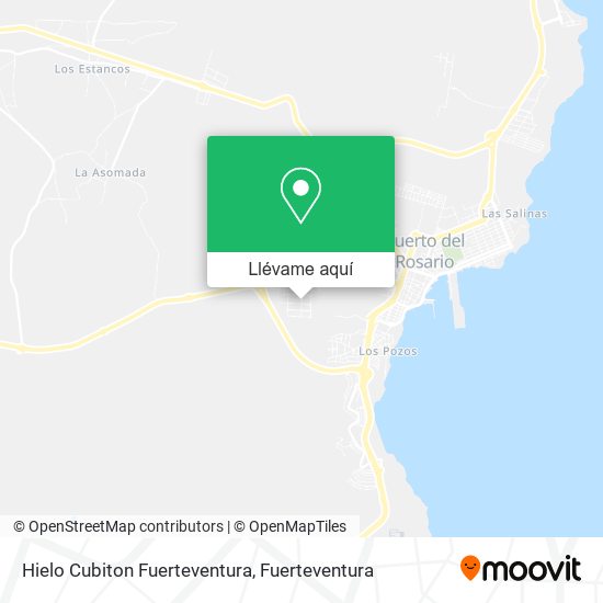 Mapa Hielo Cubiton Fuerteventura