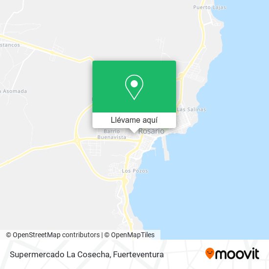 Mapa Supermercado La Cosecha