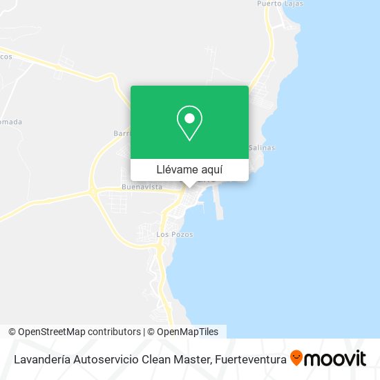 Mapa Lavandería Autoservicio Clean Master
