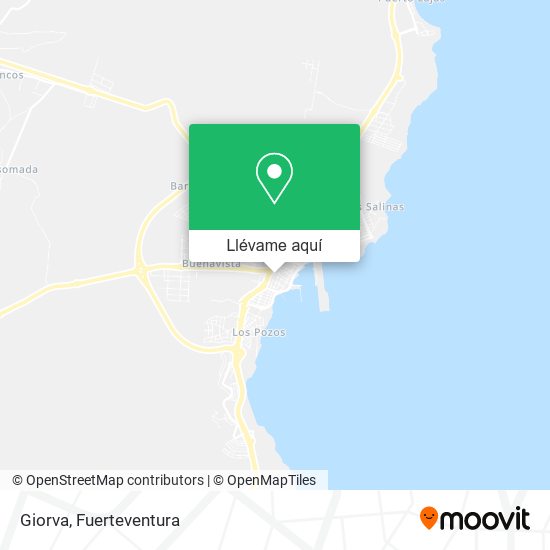 Mapa Giorva