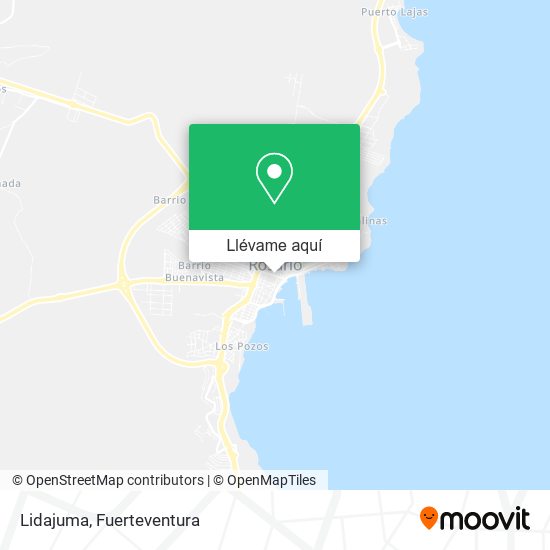 Mapa Lidajuma