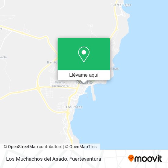 Mapa Los Muchachos del Asado