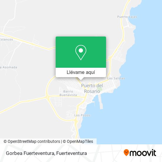 Mapa Gorbea Fuerteventura