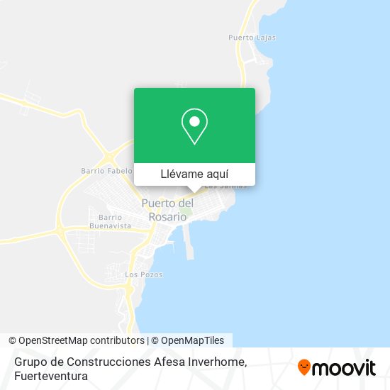 Mapa Grupo de Construcciones Afesa Inverhome