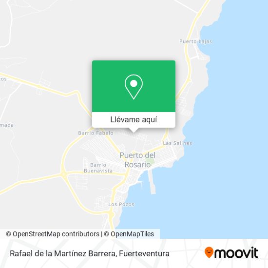 Mapa Rafael de la Martínez Barrera