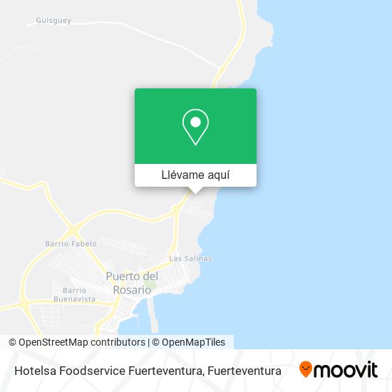 Mapa Hotelsa Foodservice Fuerteventura