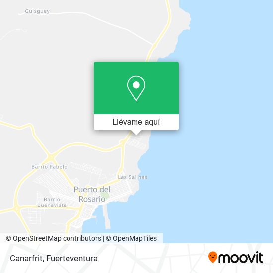 Mapa Canarfrit