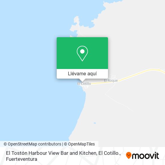 Mapa El Tostón Harbour View Bar and Kitchen, El Cotillo.