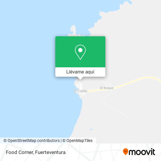 Mapa Food Corner