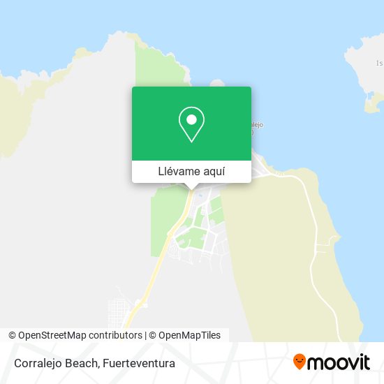 Mapa Corralejo Beach