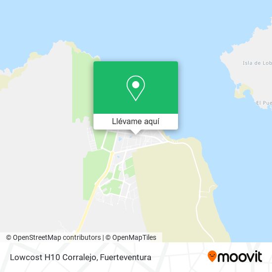 Mapa Lowcost H10 Corralejo