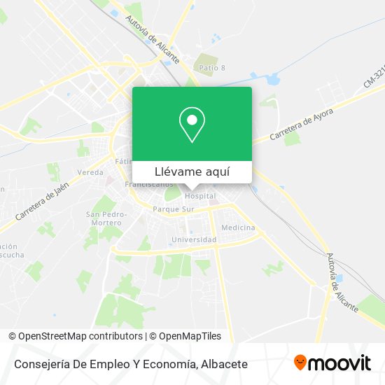 Mapa Consejería De Empleo Y Economía