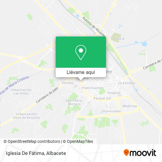 Mapa Iglesia De Fátima