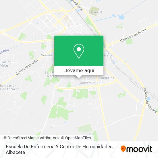 Mapa Escuela De Enfermería Y Centro De Humanidades