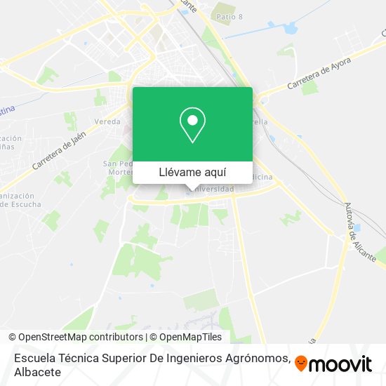 Mapa Escuela Técnica Superior De Ingenieros Agrónomos