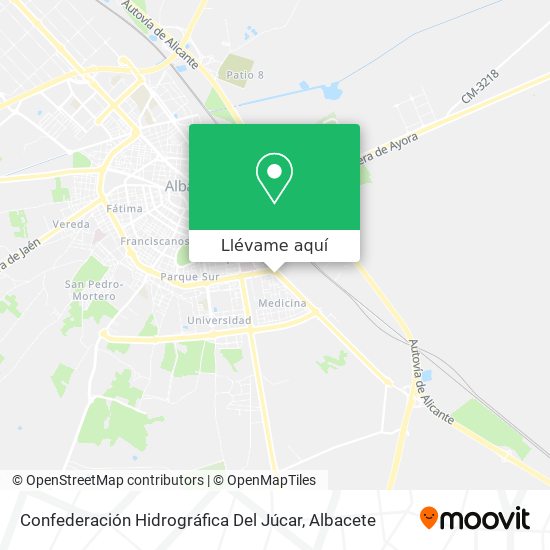 Mapa Confederación Hidrográfica Del Júcar
