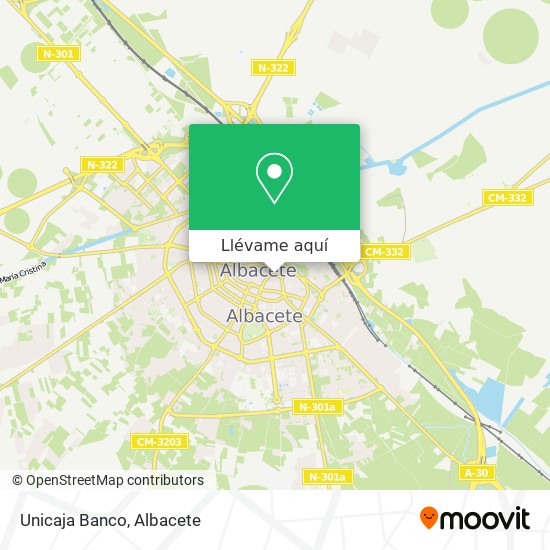 Mapa Unicaja Banco