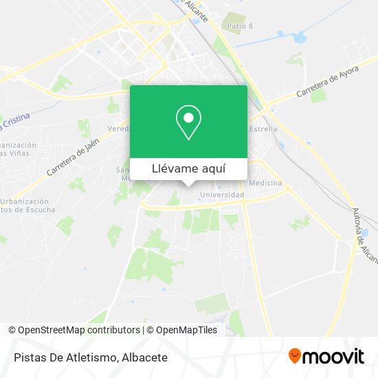 Mapa Pistas De Atletismo
