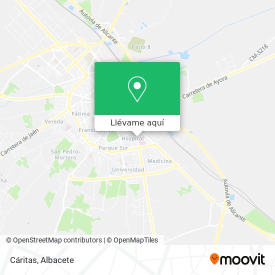 Mapa Cáritas
