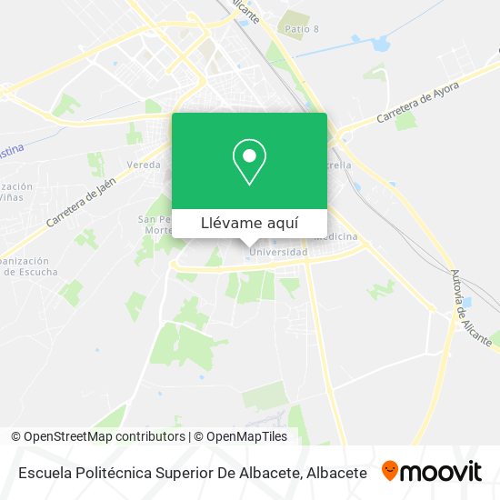 Mapa Escuela Politécnica Superior De Albacete