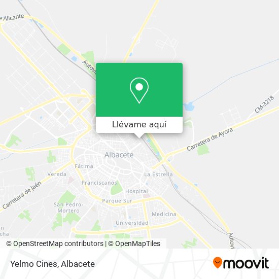 Mapa Yelmo Cines