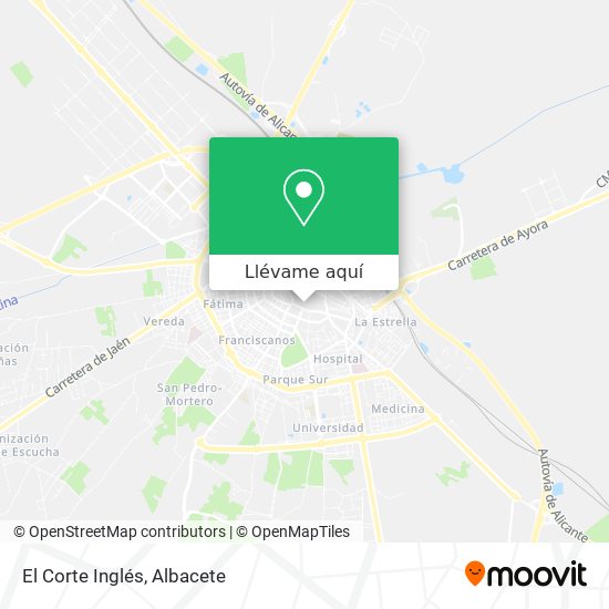 Mapa El Corte Inglés