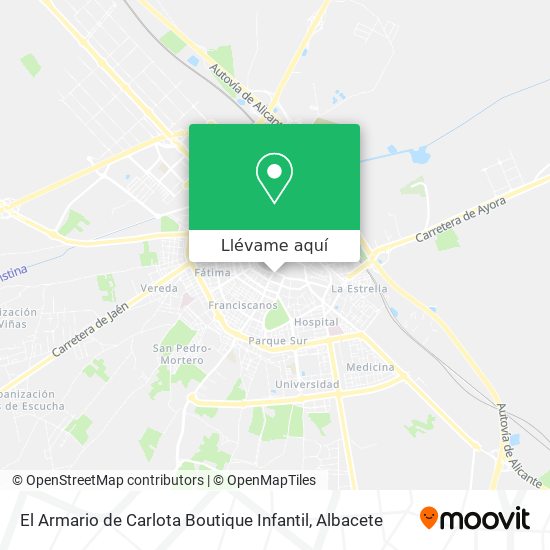 Mapa El Armario de Carlota Boutique Infantil