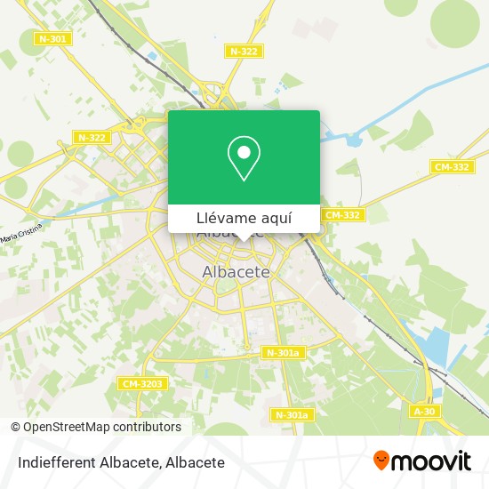 Mapa Indiefferent Albacete