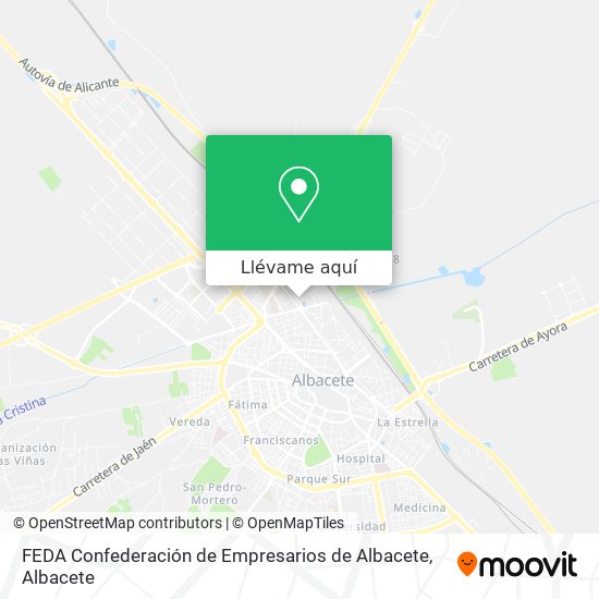 Mapa FEDA Confederación de Empresarios de Albacete