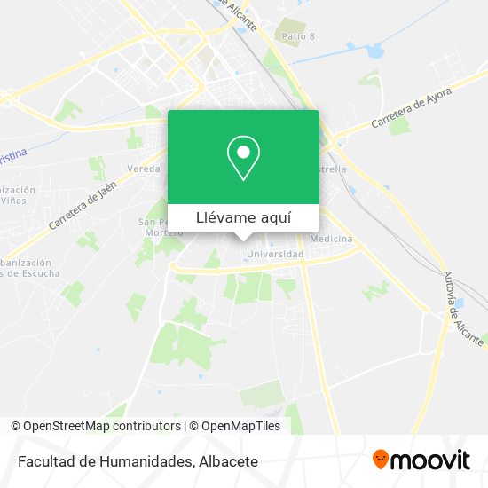 Mapa Facultad de Humanidades