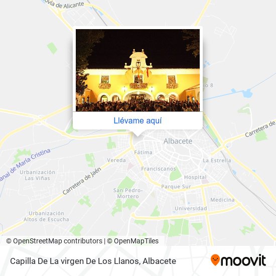 Mapa Capilla De La virgen De Los Llanos