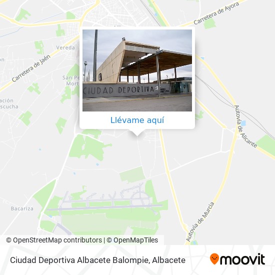 Mapa Ciudad Deportiva Albacete Balompie