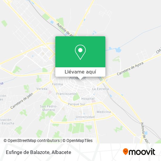 Mapa Esfinge de Balazote