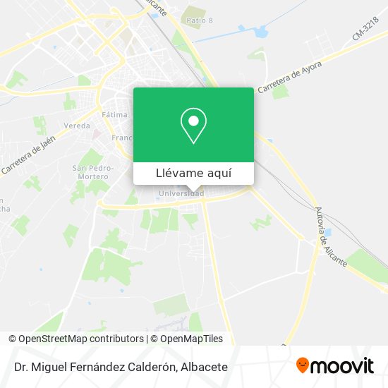 Mapa Dr. Miguel Fernández Calderón