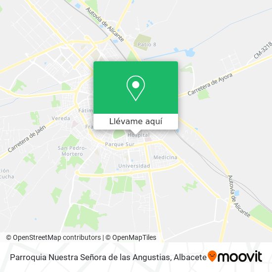 Mapa Parroquia Nuestra Señora de las Angustias