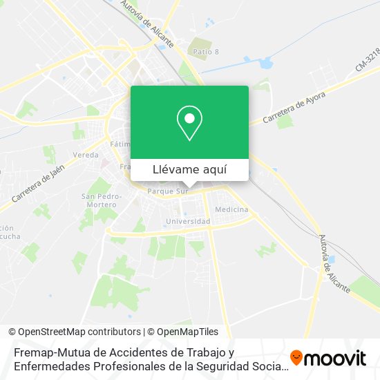 Mapa Fremap-Mutua de Accidentes de Trabajo y Enfermedades Profesionales de la Seguridad Social