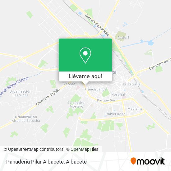 Mapa Panaderia Pilar Albacete
