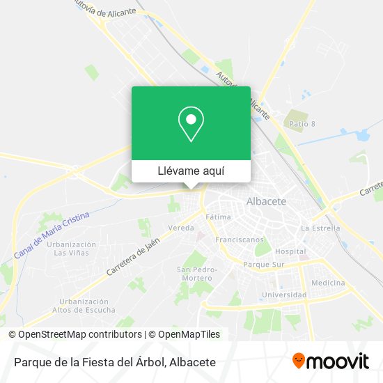 Mapa Parque de la Fiesta del Árbol