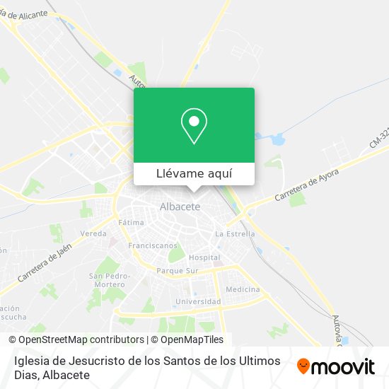 Mapa Iglesia de Jesucristo de los Santos de los Ultimos Dias