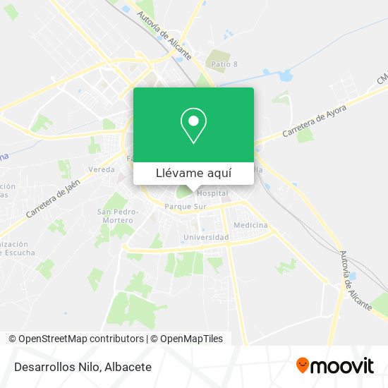 Mapa Desarrollos Nilo