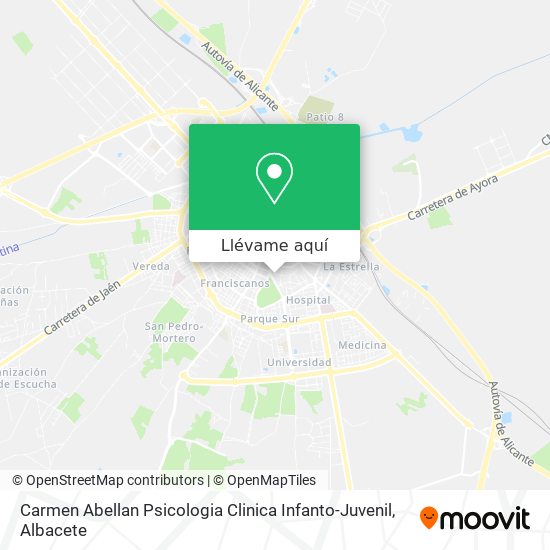 Mapa Carmen Abellan Psicologia Clinica Infanto-Juvenil