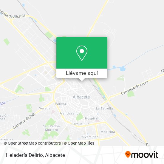 Mapa Heladería Delirio