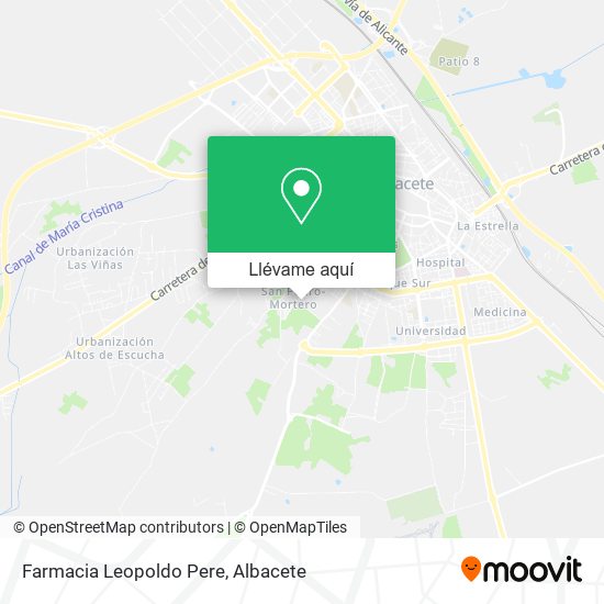 Mapa Farmacia Leopoldo Pere