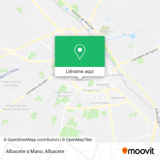 Mapa Albacete a Mano
