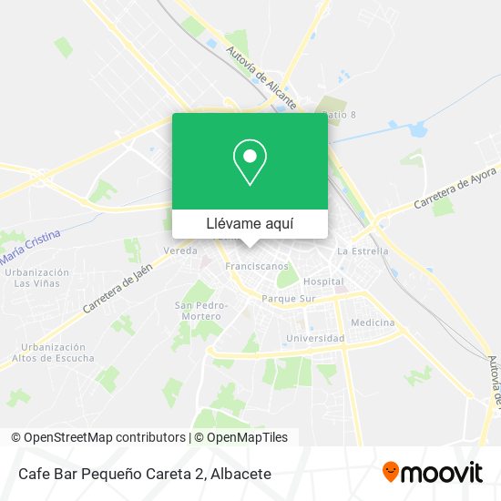 Mapa Cafe Bar Pequeño Careta 2