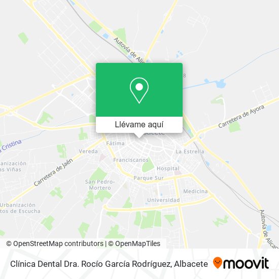 Mapa Clínica Dental Dra. Rocío García Rodríguez